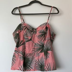 Structured Peplum Tank